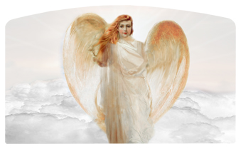 DACRO-118-WT Angel Clouds White